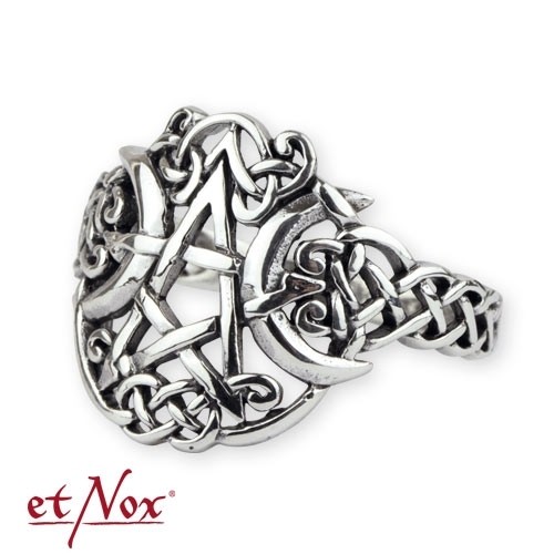 Ring mit Pentagramm und Mond - vergleichen und g&uuml;nstig kaufen